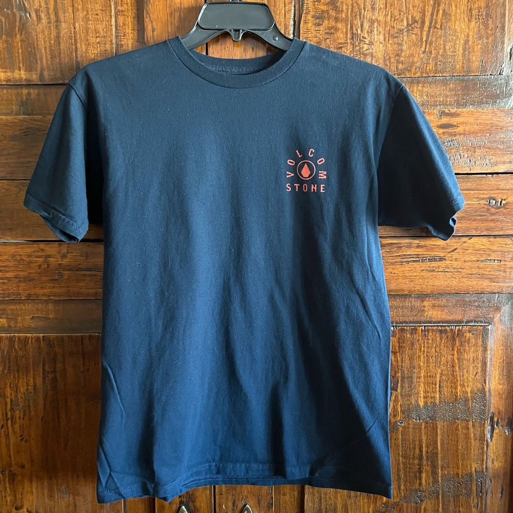 Volcom Men's Navy Blue T-Shirt Men’s Size Medium